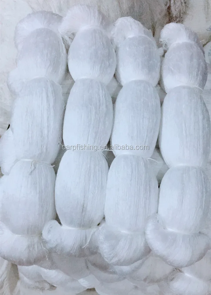 Snow white nylon multifilament fishing net supplier