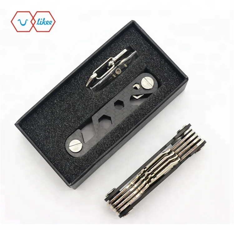 New Design Key FOB Cover Case Best Gift Cool Ultralight  Key Ring Carbon Fiber Smart Key Holder Organizer