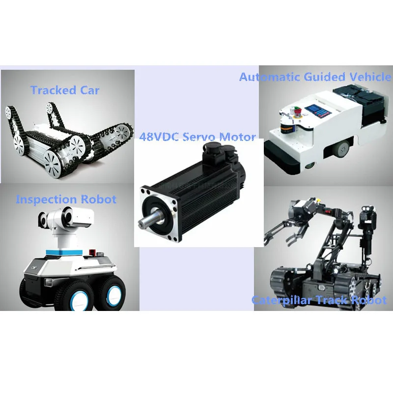 factory price dc servo motor encoder 24V 400W Brushless dc motor with brake and right angle planetary gearbox for AGV vehicle