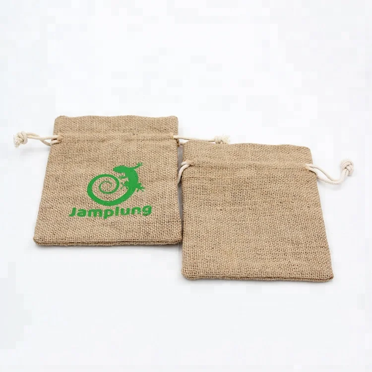 Promotion Drawstring burlap bag custom jute sacks bangladesh for cocoa