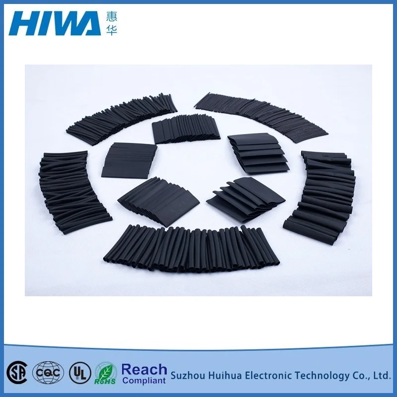 127PCS Heat Shrink Wire Wrap Cable Sleeve Tubing Sets Assorted Size with Case - Shrink Ratio(2:1& 3:1)
