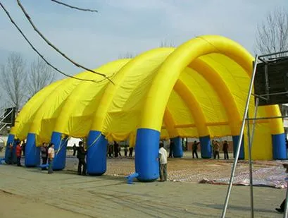 Outdoor inflatable commercial grade advertising camping party tent for sale with factory price