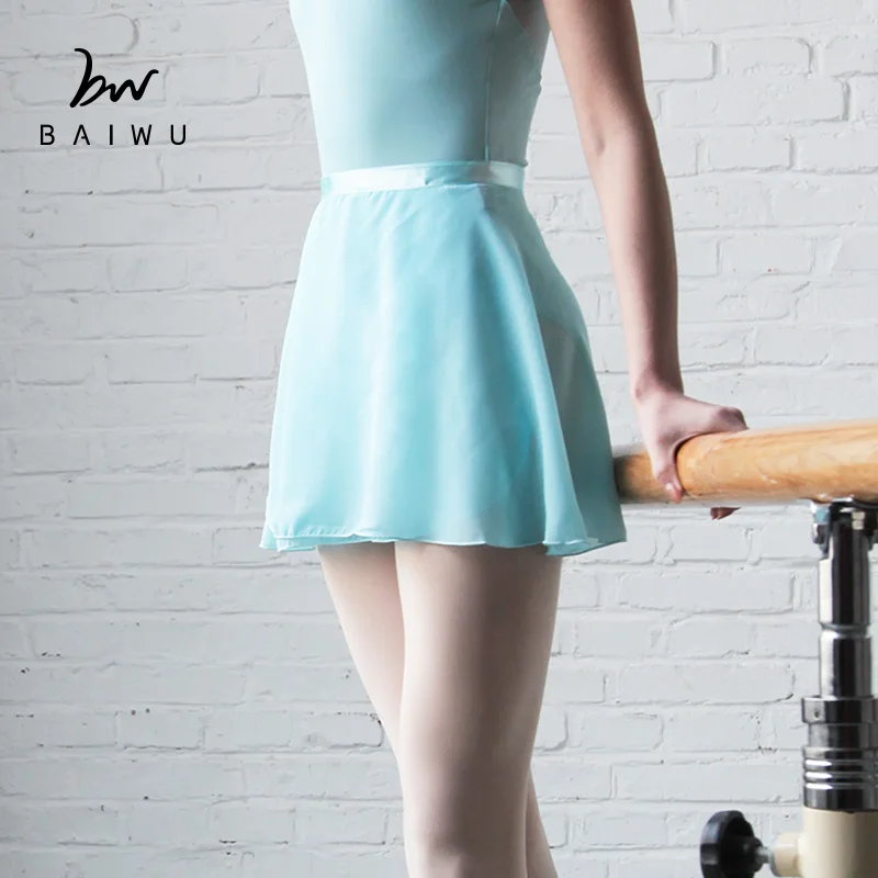 111014501 Ballet Dance Chiffon Wrap Skirt Ballet chiffon skirt