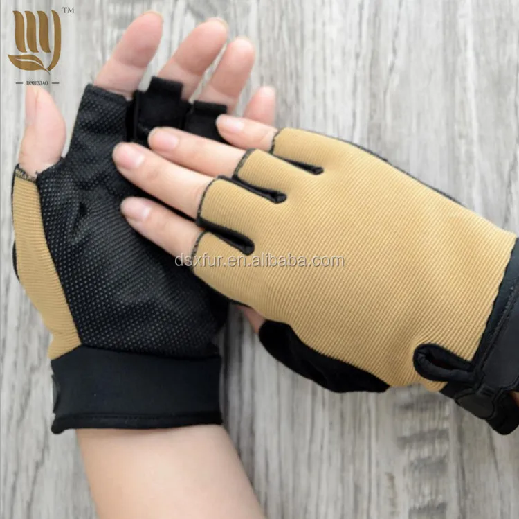 Custom New Cycling Gloves Motorcycle-Gloves-Tactical-Finger-less Racing Gloves