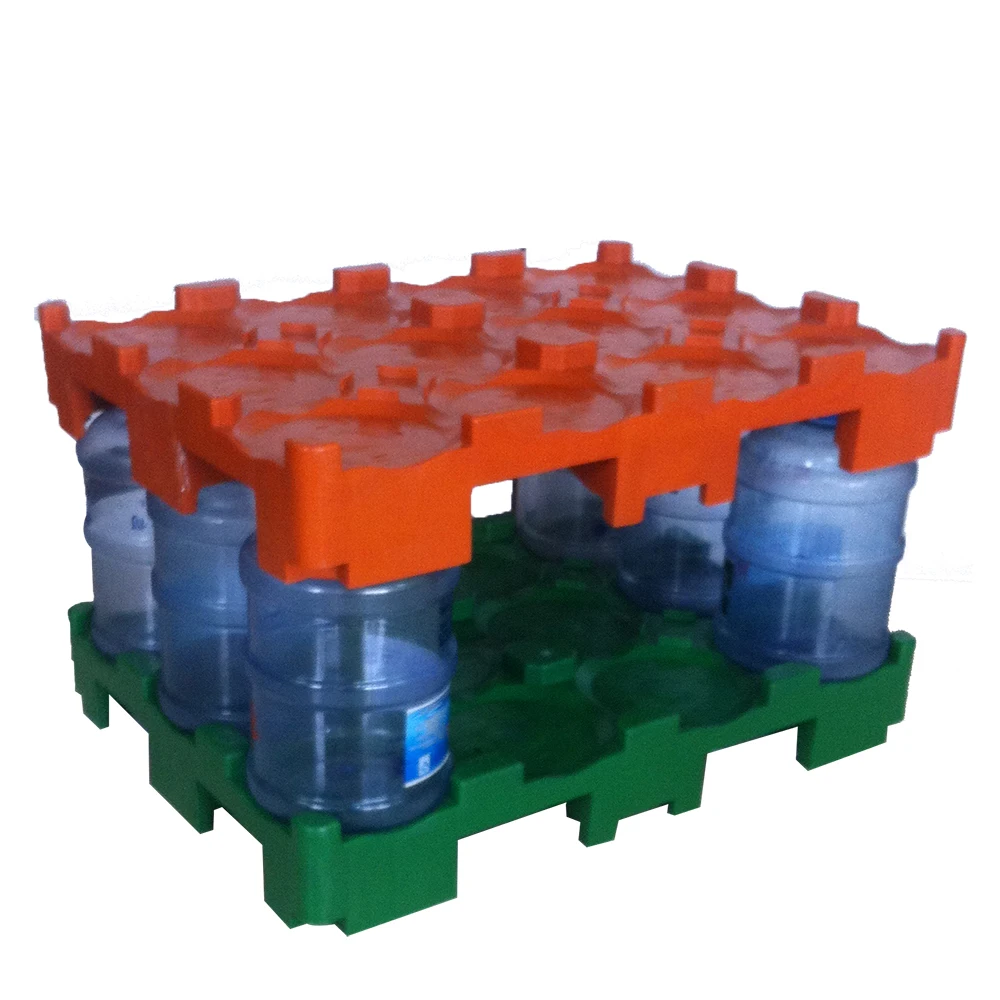 240 Kg Load 12pcs  5 Gallon Bottles Drinking Water Bucket Pallet