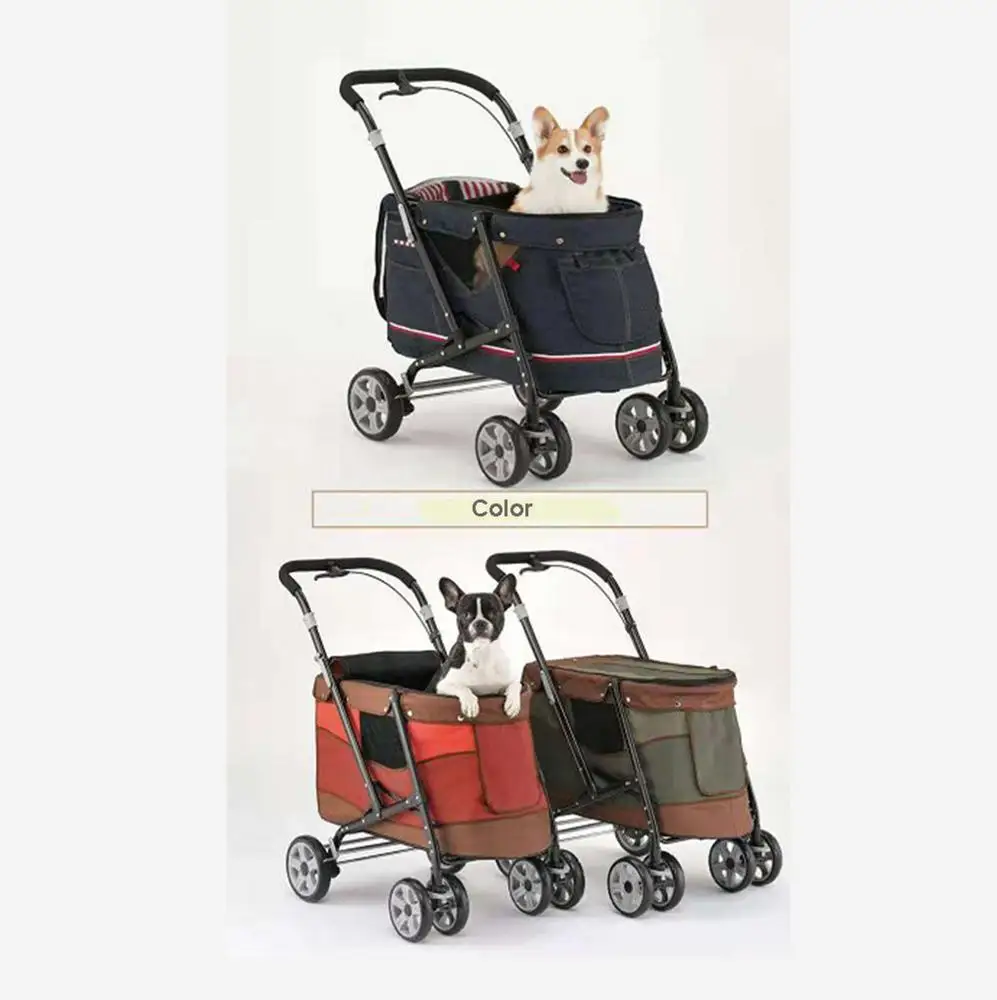 High Quality nylon Fabric Travel & Outdoors trolley  Dog Stroller pet+cages%2c+carriers+