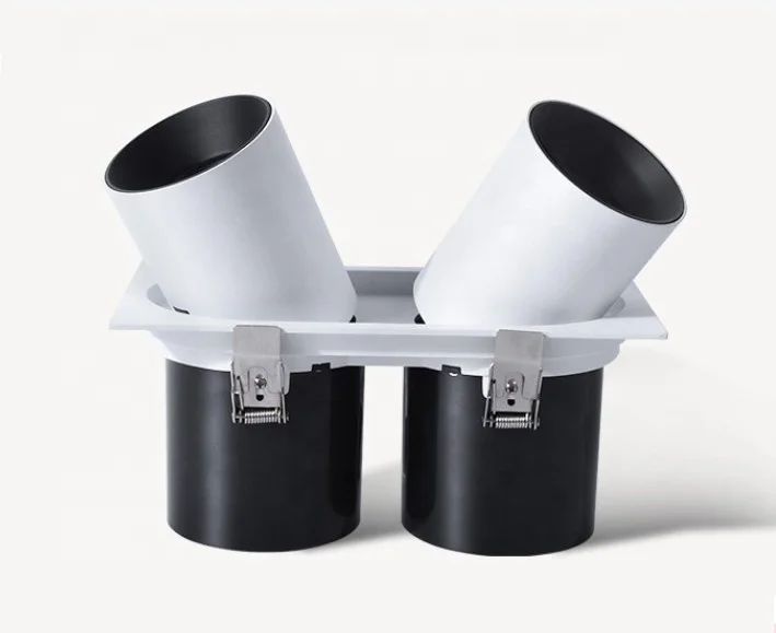 LED telescopic ceiling lamp for household apparel shop engineering special double-headed elephant trunk lamp