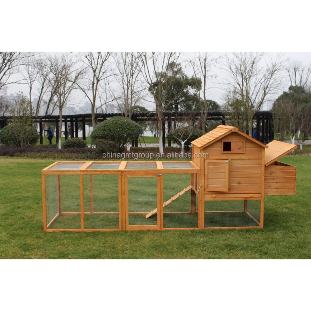 Chinese Fir Wood Chicken Coop Large Wooden Pet Cages