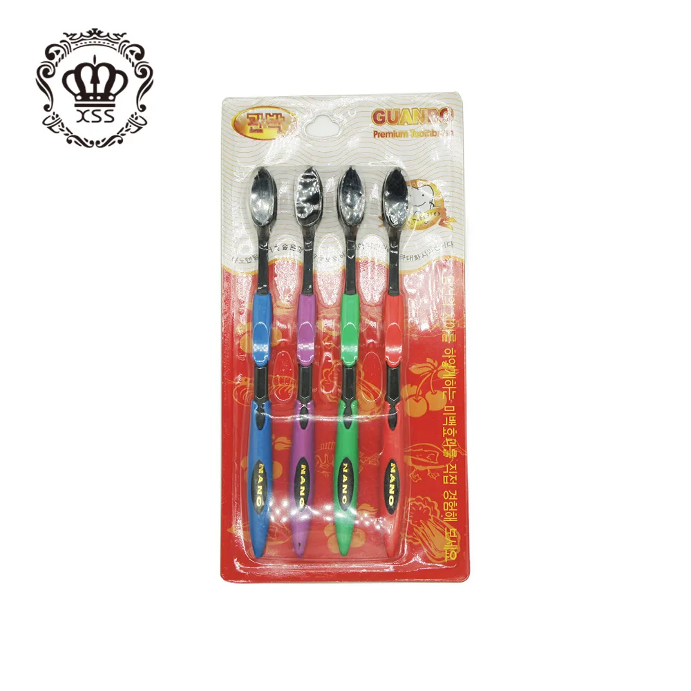 Smart silicone adult dupont tynex nylon toothbrush