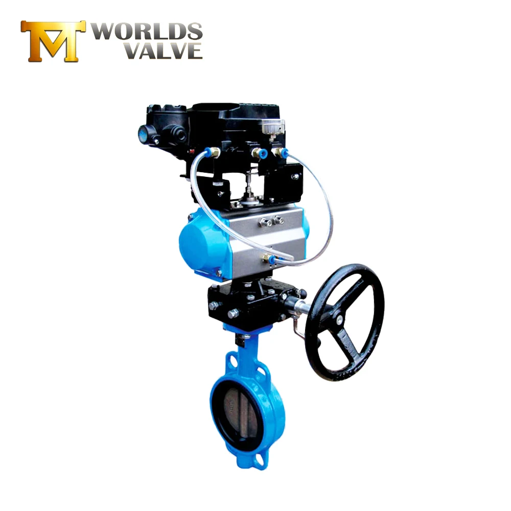 Double half axle soft sealing lined butterfly valve for pump butterfly valve