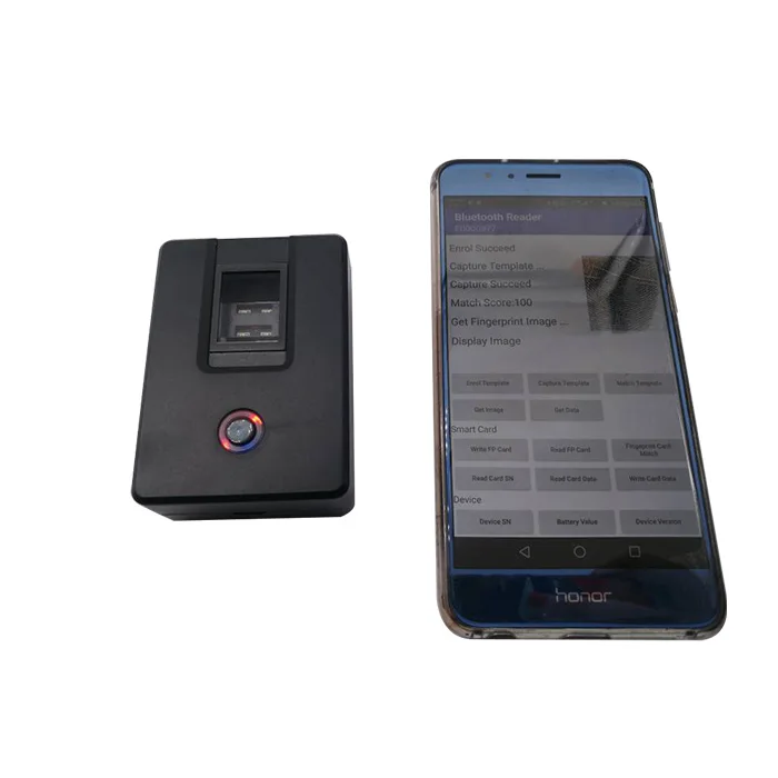 HF4000plus President Election Bank Identification Android Micro USB Wireless Fingerprint Reader with Optical Sensor