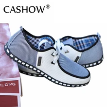 New British Style Men’s flats Fashion Striped Breathable Lace-Up Casual Zapato men Sneakers casual men Shoes Free Shipping LS001