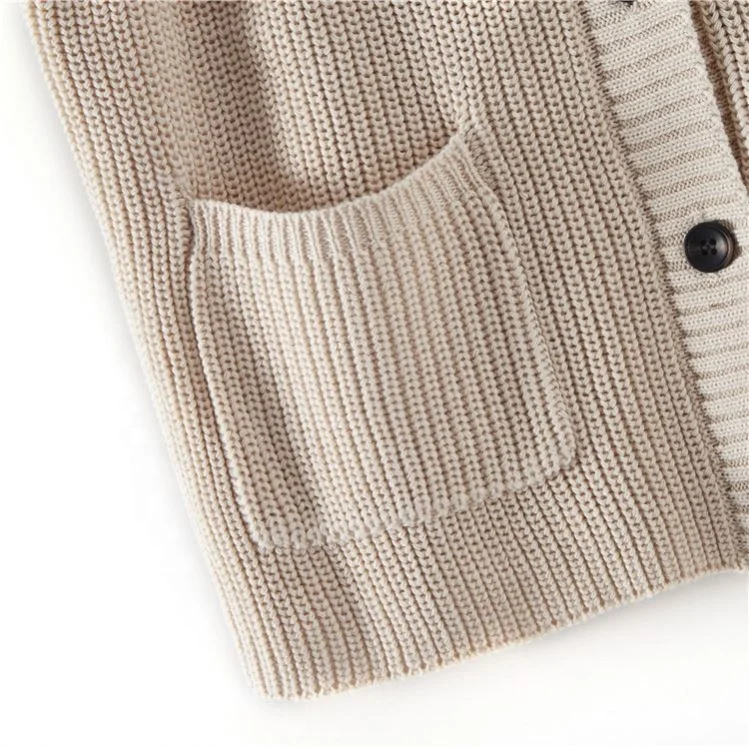 Factory New Design Fashion Kids V-Neck Sleeveless Cotton Sweater