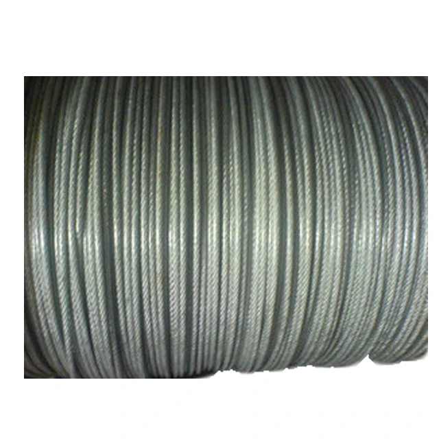High quality stainless steel/galvanized steel pvc coated wire rope 0.5-30mm
