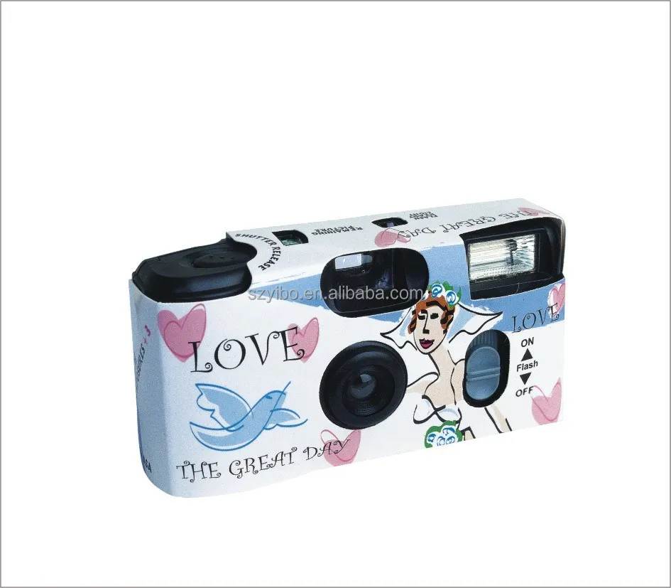 
Wedding/Celebration/Party Camera-35MM Wholesale Disposable Cameras with Fuji 200ASA film and built-in D&G Battery 