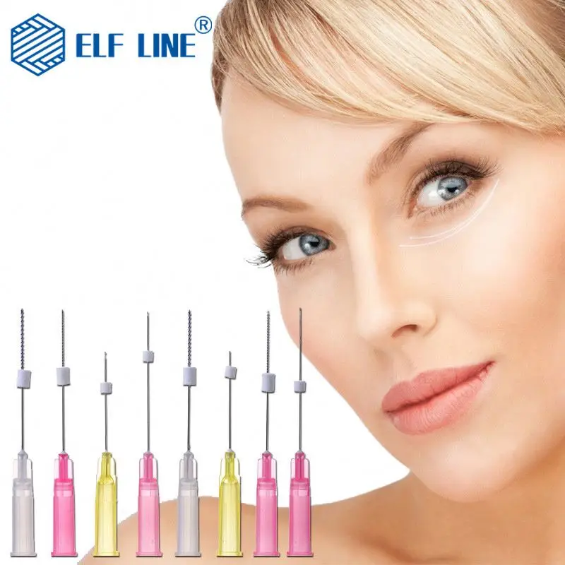 pdo thread blunt micro cannula needle for eye lift