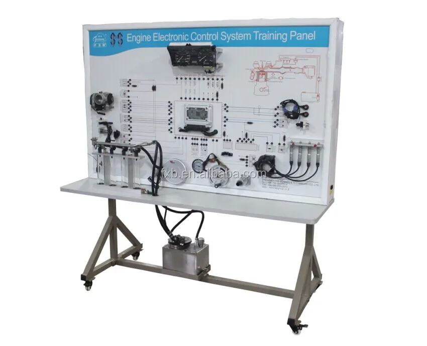 Gasoline Engine Electronic Control System Training Panel educational driving simulator electronics trainer