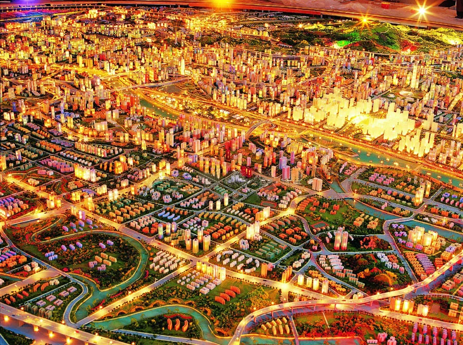 HO ARCHITECTURAL MODEL BUILDINGS MAKING