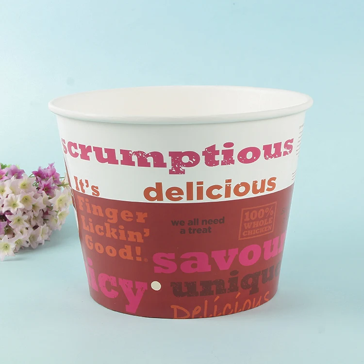 
paper fried chicken bucket paper bucket 