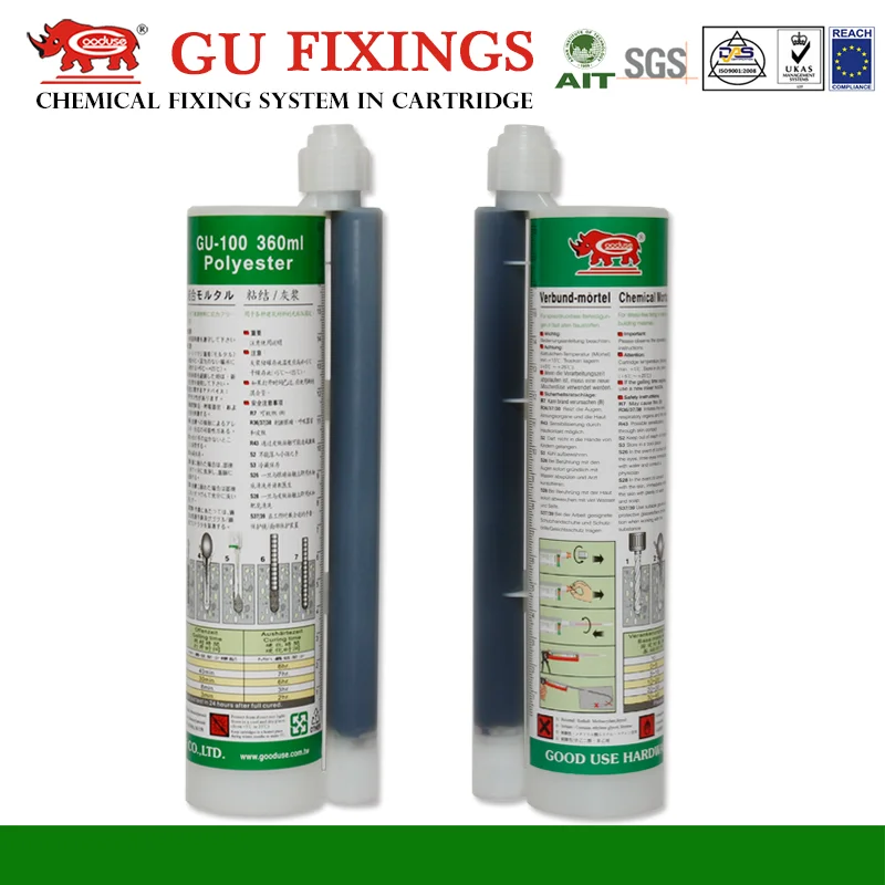 Высокая нагрузка материал анкерных болтов с затвердеть химических герметик бетона