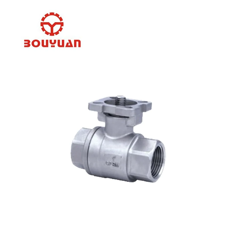 
China 3PC ball valve WCB carbon steel 3/8