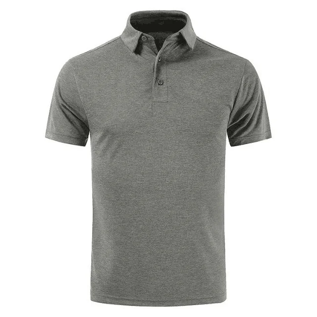 
custom logo mens short-sleeve moisture wicking golf club polo tees shirts 