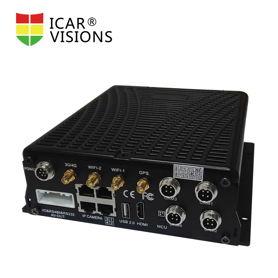 
4G mobile dvr with GPS for 1080P video surveillance for truck for bus,JH4 V2 series 