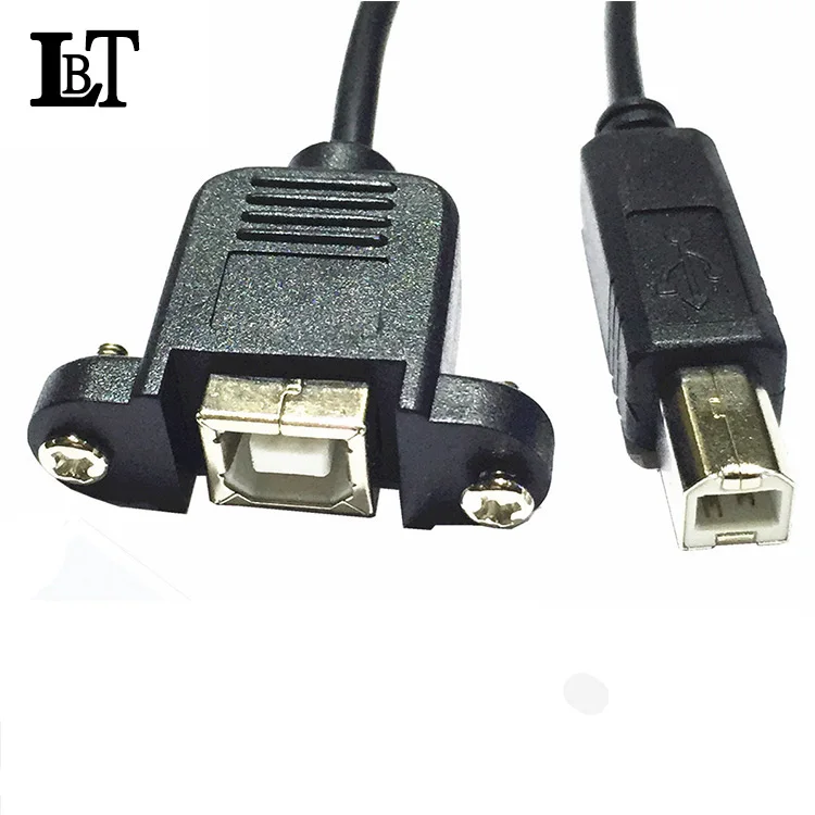 Basics USB 2.0 BM To BF Cord Printer Extension Cable