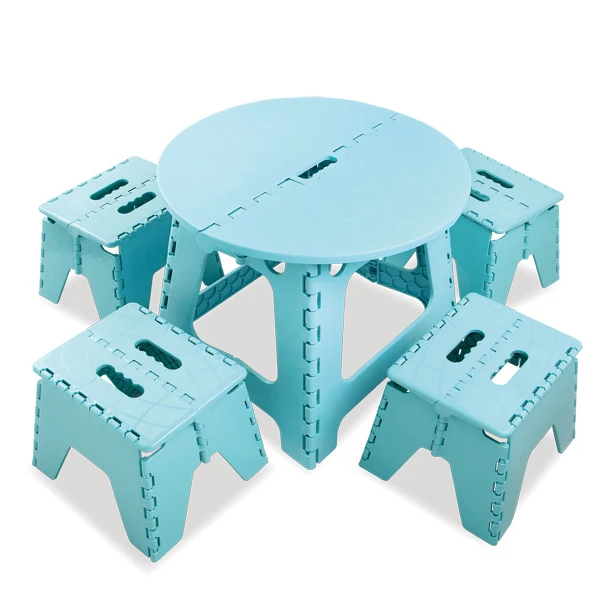 
Made in china folding plastic tables and chairs 