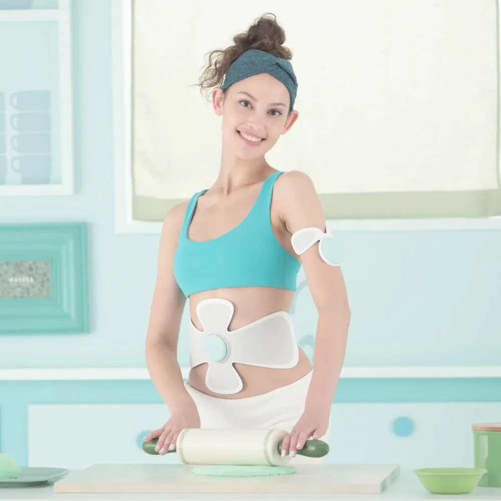 2019 Home use Wireless  Smart EMS women body shaper  thin body shaping waist trainer for women weight loss fitness equipment