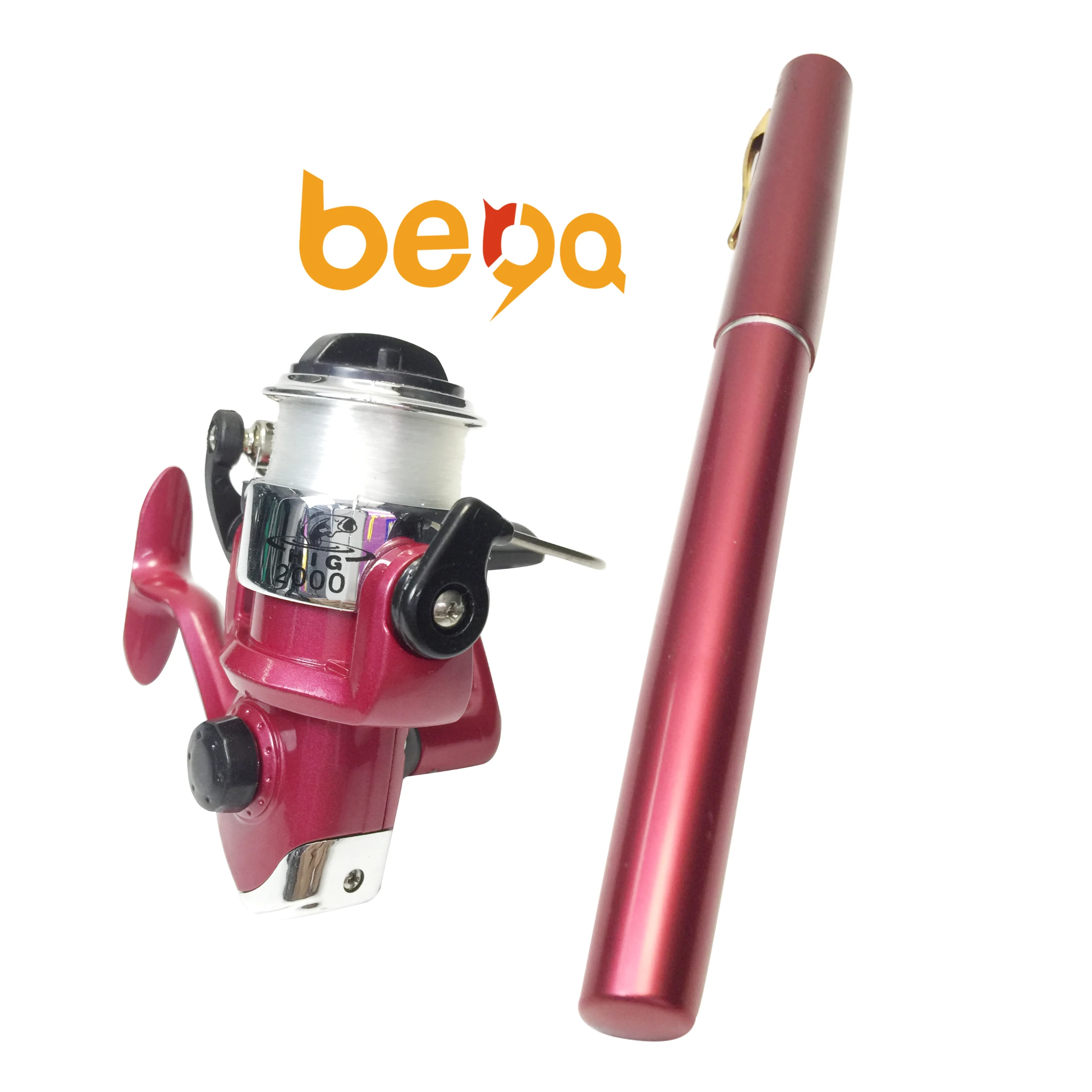 Promo Portable Pocket Aluminum Pen Shaped Telescoping Fishing Rod