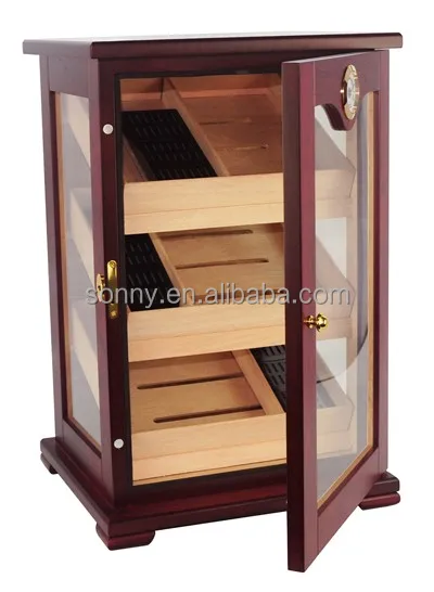 Большой шкаф для хьюмидора в мебели