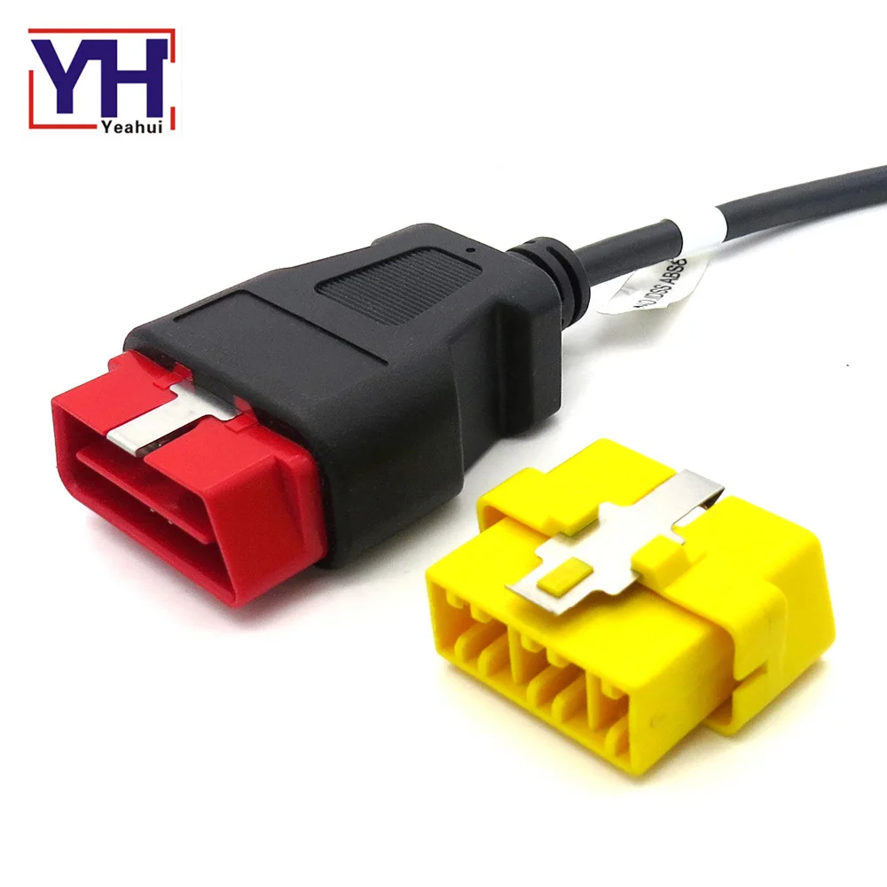 В 12 Универсальный разъем OBD штекер 16pin для Obd-может программирования инструмент