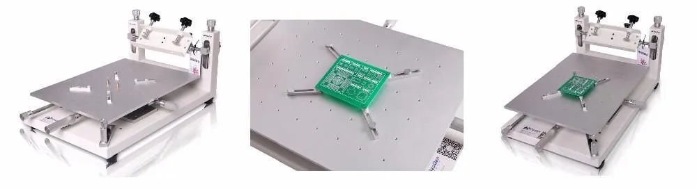 SMT Stencil Printer Neoden PM3040 manual stencil printer for PCB printer without frame