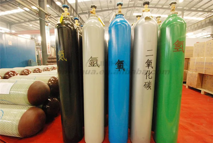 Seamless Steel Industrial Oxygen Gas Cylinder For Sale