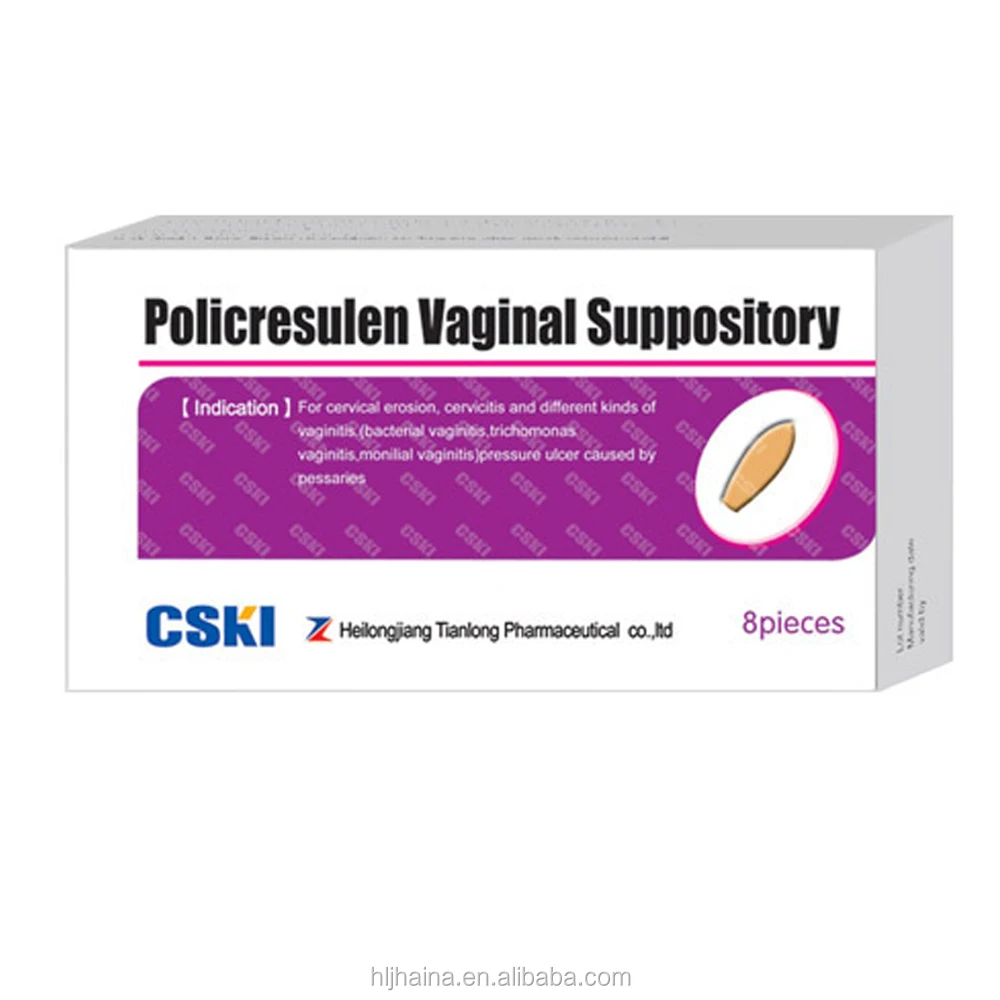 
Vaginal Suppository for cervical erosion, vaginal and cervical vaginitis,cervicitis, bacterial vaginosis 