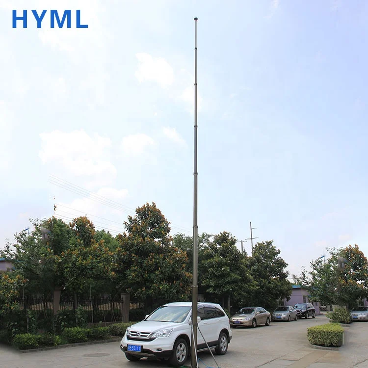 Portable Telescopic Tripod Mast With Car Wheel Poles
