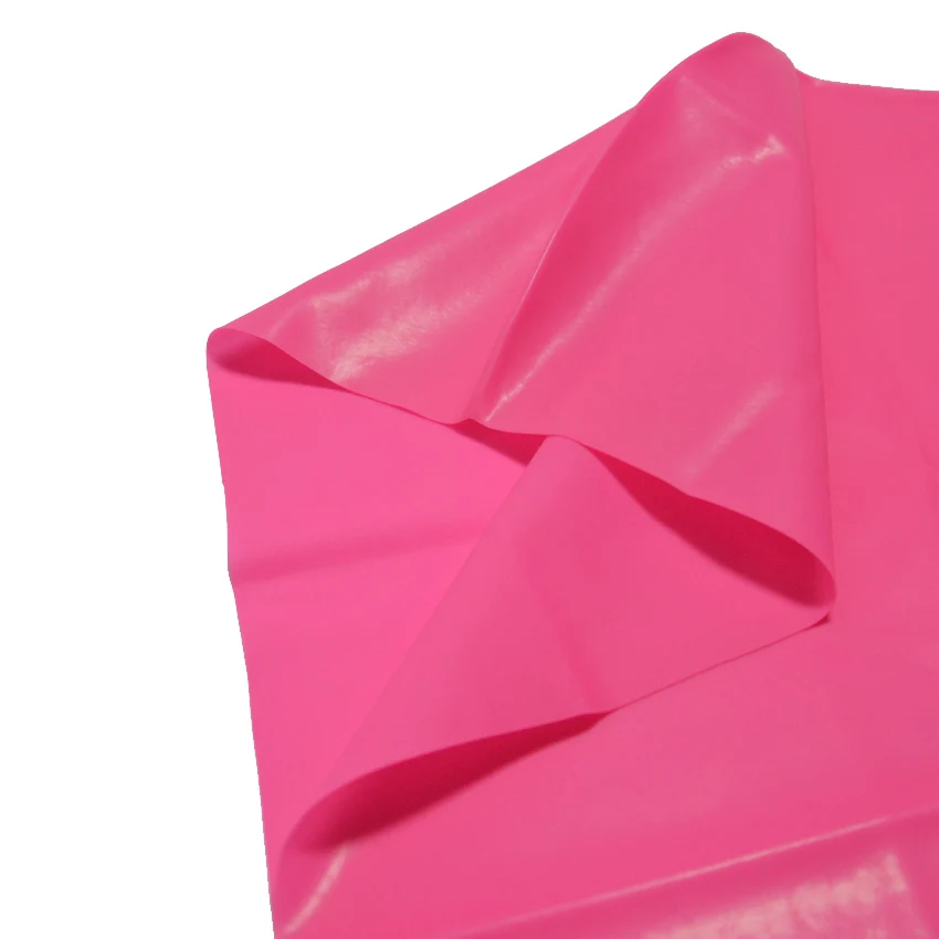 Fashion Sex Women Pink Short Skirt Natural Rubber Dress Apparel Sexy Costumes Latex Mini Skirts