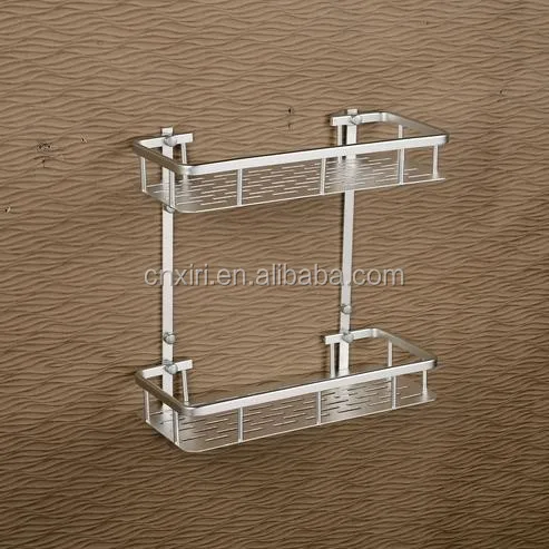 
Bathroom two tier glass shelf S-7 