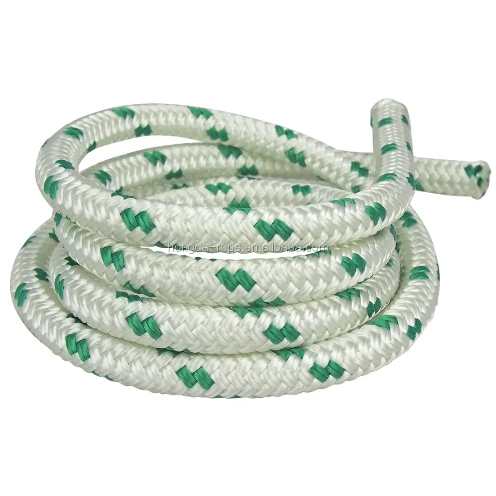 yacht braid rope 13 mm dacron double braided polyester rope