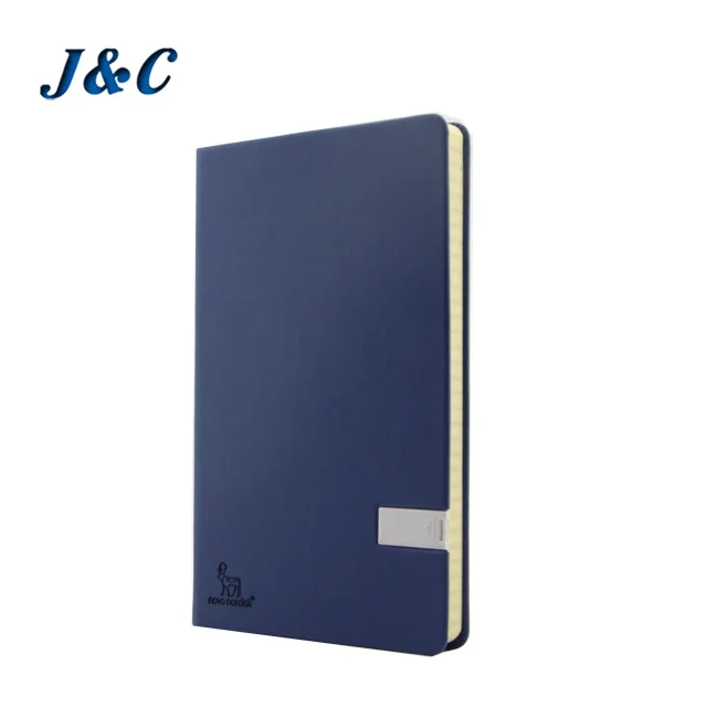 stationery A5 145*210 ruled papers PU leather USB notebook