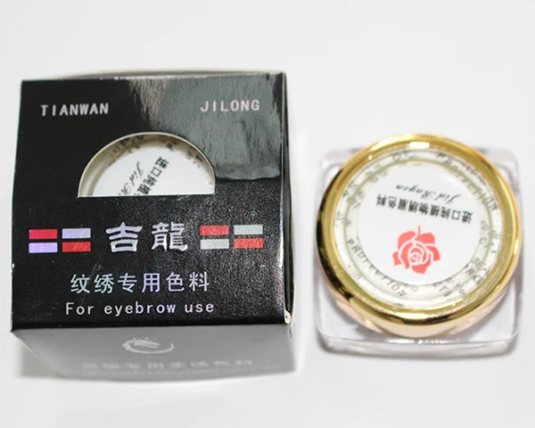 Eyebrow permanent makeup Microblading pigment cream with Safe packing Plastic bottles