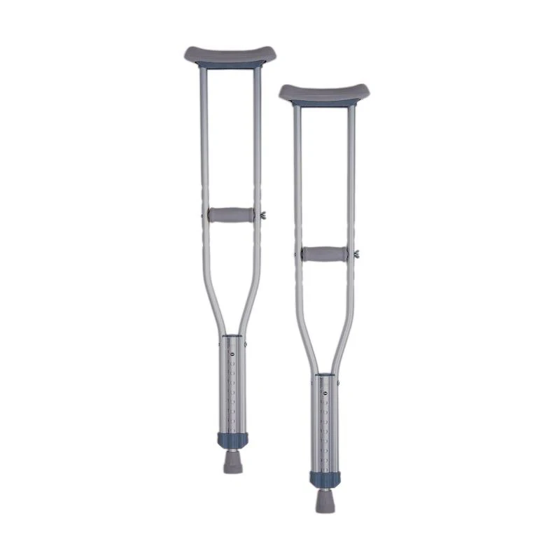 Hardworking 9 file stainless steel sturdy medical crutches