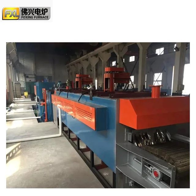 RWQ-120-10 Continuous mesh belt conveyor heating treatment furnace
