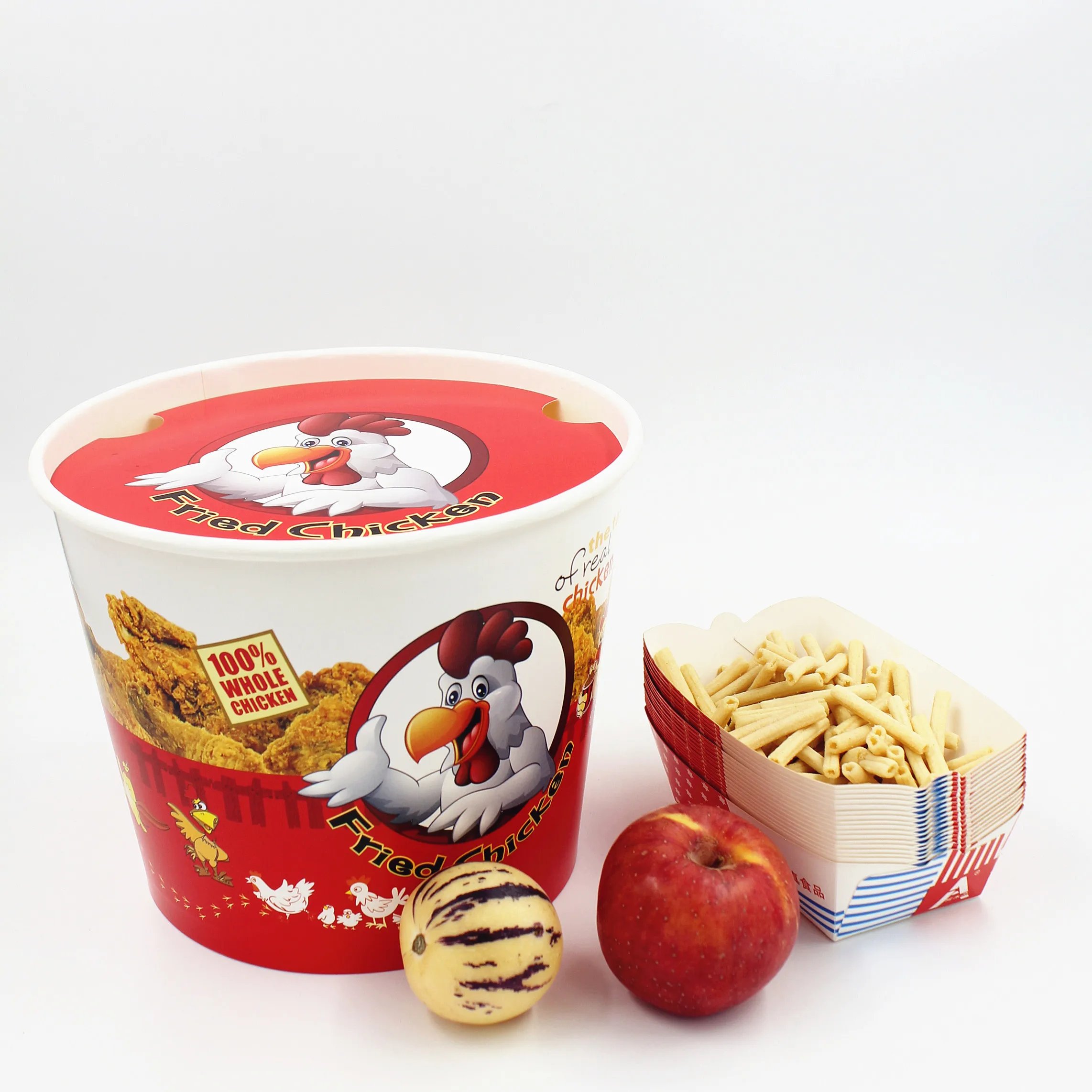 paper food bucket 85oz fried chicken bucket