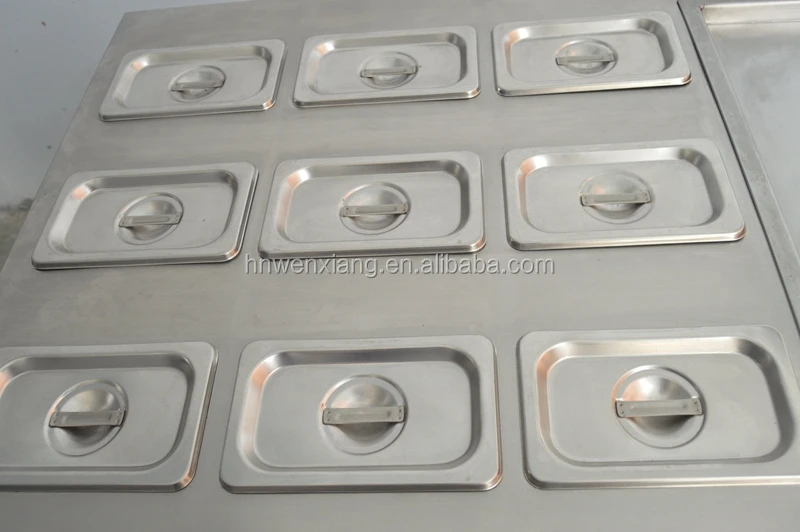 Manual thai fried ice cream machine, stir fry ice cream machine for handmade ice cream rolls