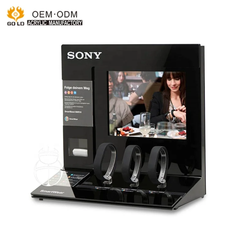 Wholesale Custom Modern Design Acrylic Wrist Watch Display Stand