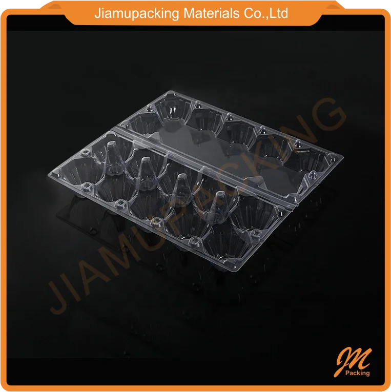 Transparent plastic egg tray mould for display egg and easy to take away