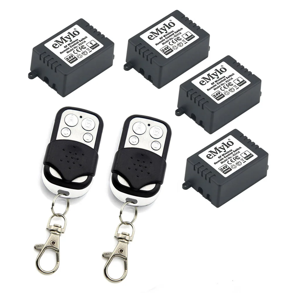 eMylo Wireless Switch Transmitter and Receiver Remote Switch 24V DC Home Automation
