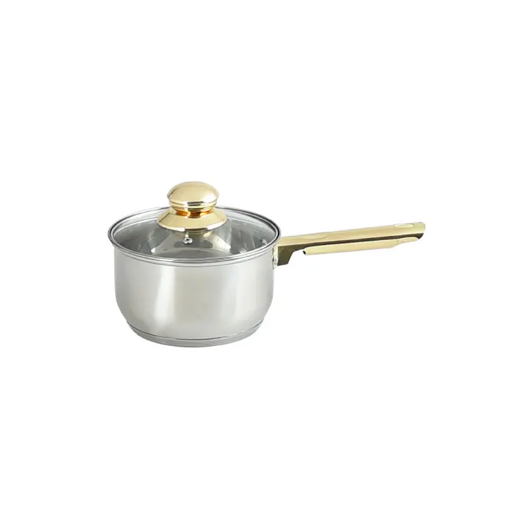 Stainless Steel 10pcs pot and Saucepan Cookware Set with 2.5L Kettle Inventory BG-01DK